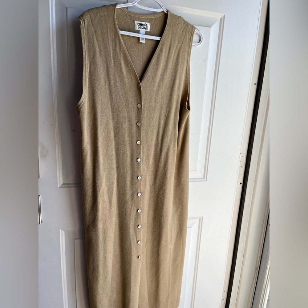 Sleeveless sweater vest size 16 (Chicos size 3)